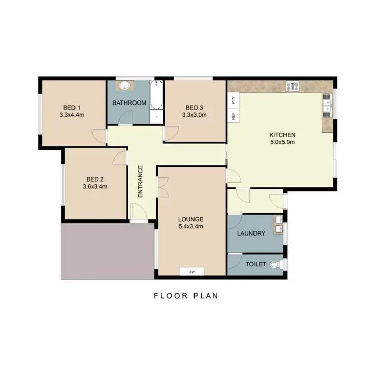Floorplan of Homely house listing, 26 Mulga Street, Thomastown VIC 3074