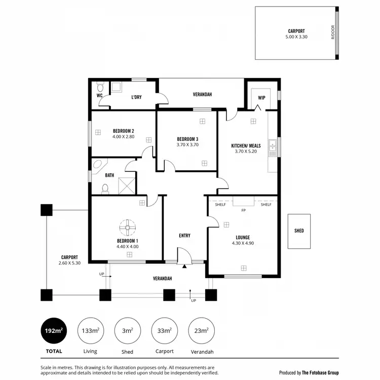 Floorplan of Homely house listing, 296 Glynburn Road, Kensington Gardens SA 5068