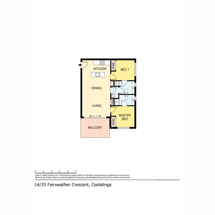 Floorplan of Homely apartment listing, 14/25 Fairweather Crescent, Coolalinga NT 839