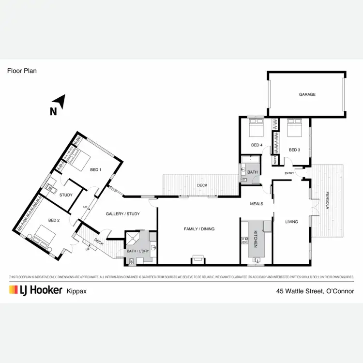 Floorplan of Homely house listing, 45 Wattle Street, O'connor ACT 2602