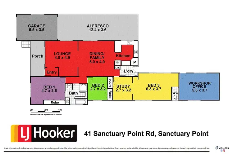 Floorplan of Homely house listing, 41 Sanctuary Point Road, Sanctuary Point NSW 2540