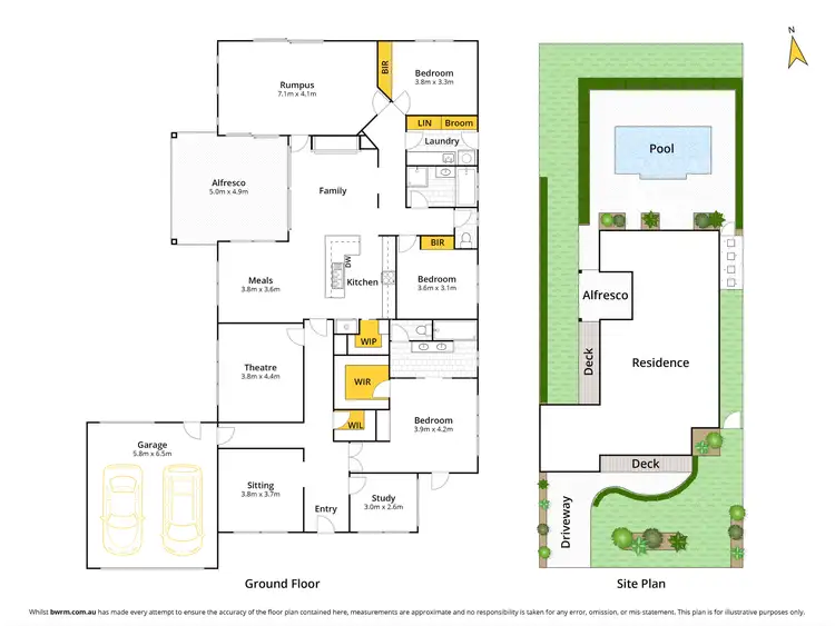 Floorplan of Homely house listing, 49 Hood Road, Portarlington VIC 3223