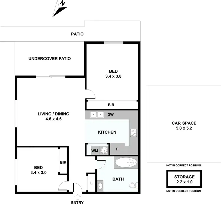 Floorplan of Homely unit listing, Apartment 8/17-19 Rookwood Road, Yagoona NSW 2199