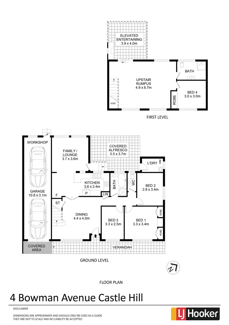 Floorplan of Homely house listing, 4 Bowman Avenue, Castle Hill NSW 2154