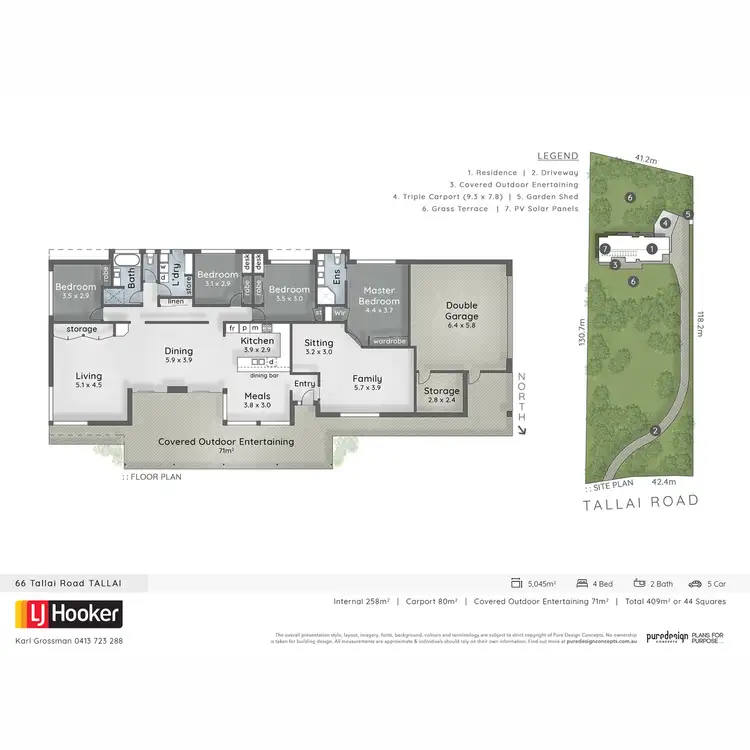Floorplan of Homely house listing, 66 Tallai Road, Tallai QLD 4213