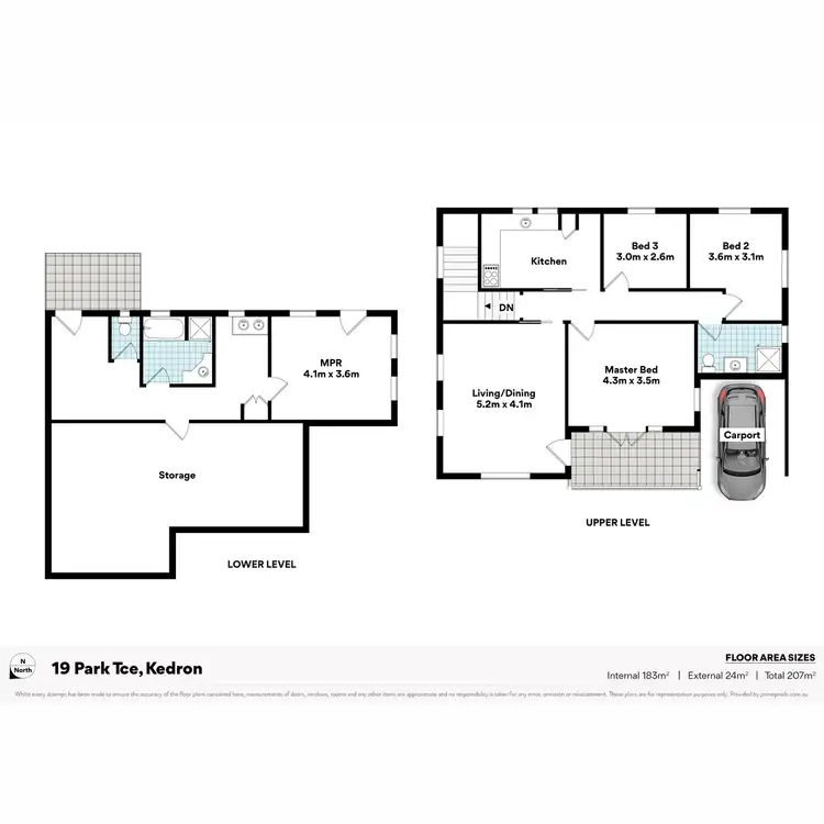 Floorplan of Homely house listing, 19 Park Terrace, Kedron QLD 4031