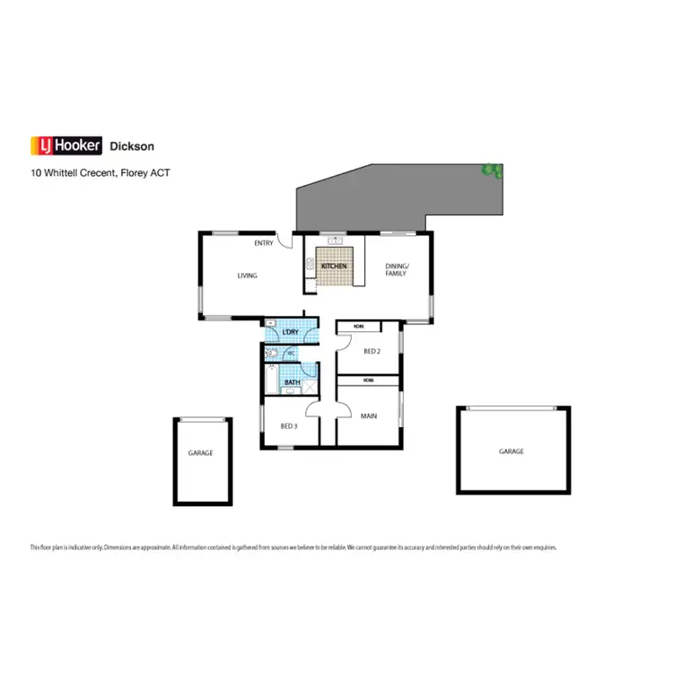 Floorplan of Homely house listing, 10 Whittell Crescent, Florey ACT 2615