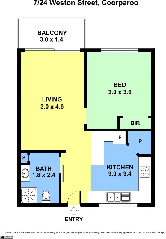 Floorplan of Homely unit listing, 7/24 Weston Street, Coorparoo QLD 4151