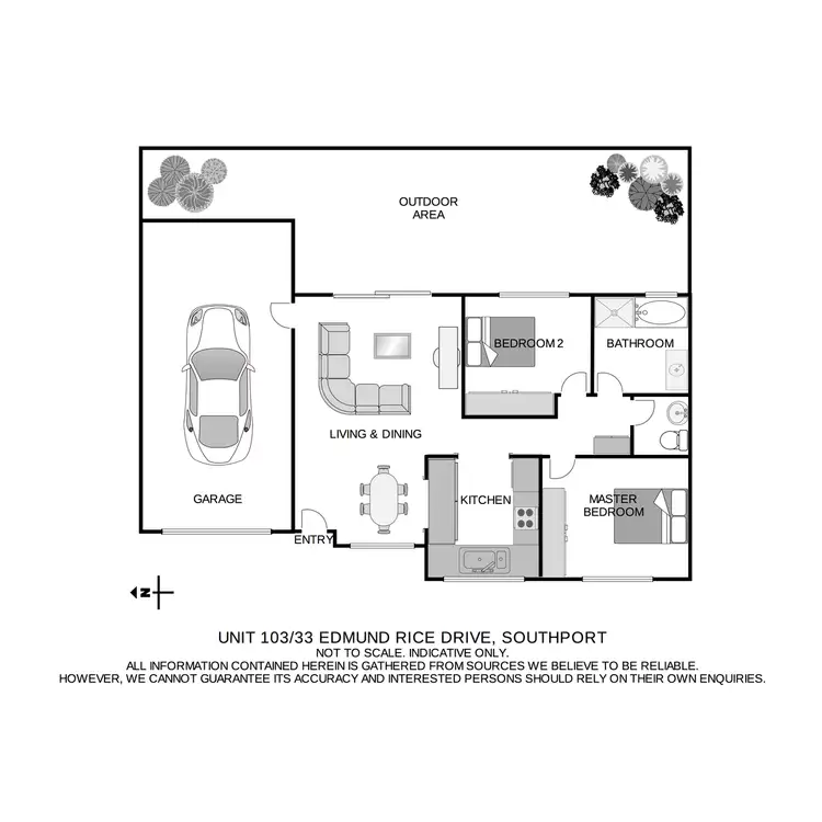 Floorplan of Homely house listing, 103/33 Edmund Rice Drive, Southport QLD 4215