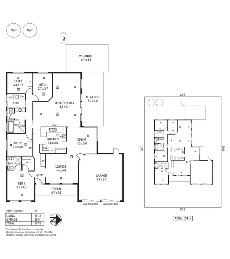 Floorplan of Homely house listing, 8 Evergreen Court, Aldinga Beach SA 5173