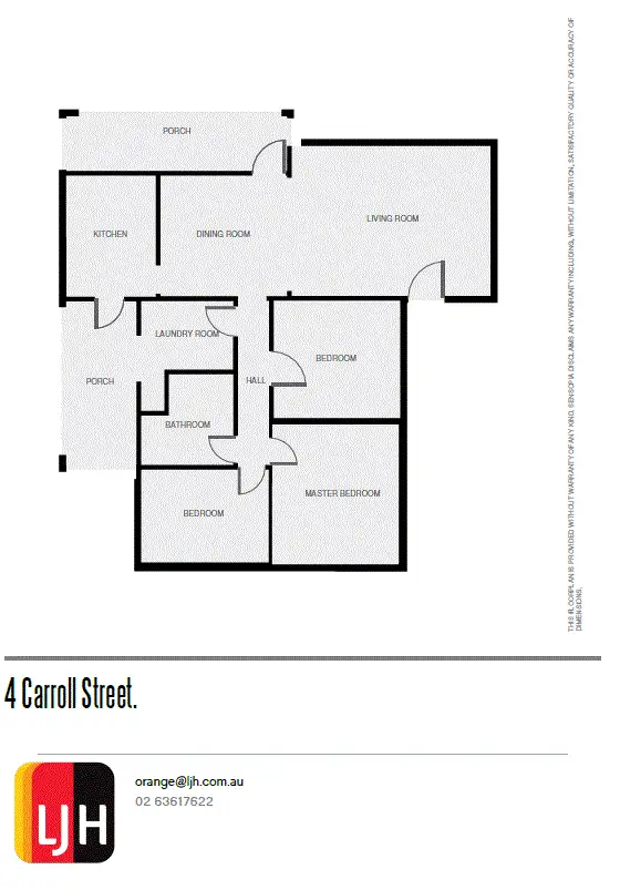 Floorplan of Homely house listing, 4 Carroll Street, Orange NSW 2800
