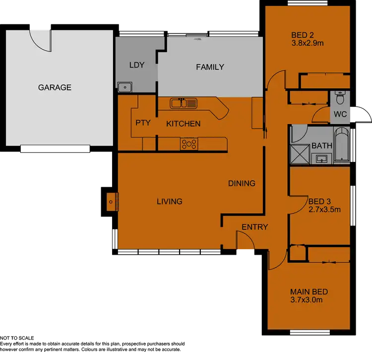 Floorplan of Homely house listing, 4 Regent Court, Frankston VIC 3199