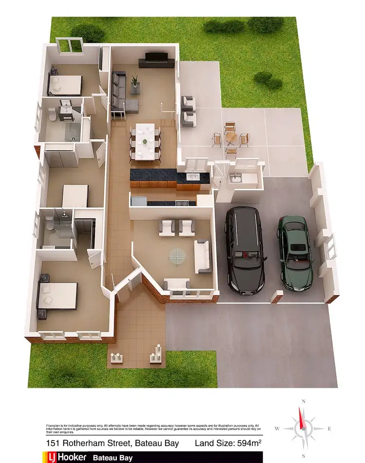 Floorplan of Homely house listing, 151 Rotherham Street, Bateau Bay NSW 2261