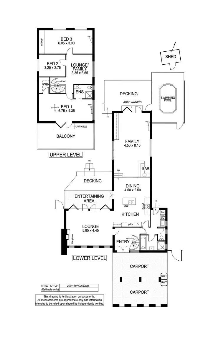 Floorplan of Homely house listing, 10 Carlton Terrace, Marino SA 5049