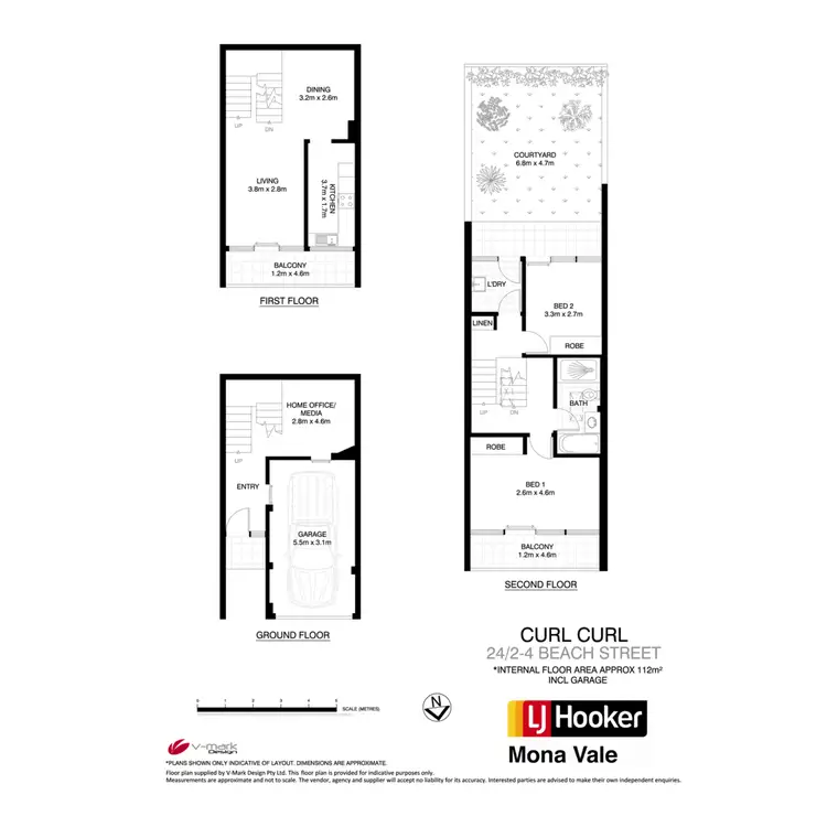 Floorplan of Homely unit listing, 24/2-4 Beach Street, Curl Curl NSW 2096
