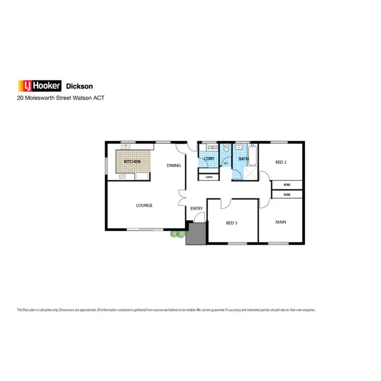 Floorplan of Homely house listing, 20 Molesworth Street, Watson ACT 2602