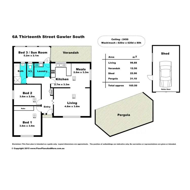 Floorplan of Homely house listing, 6A Thirteenth Street, Gawler South SA 5118