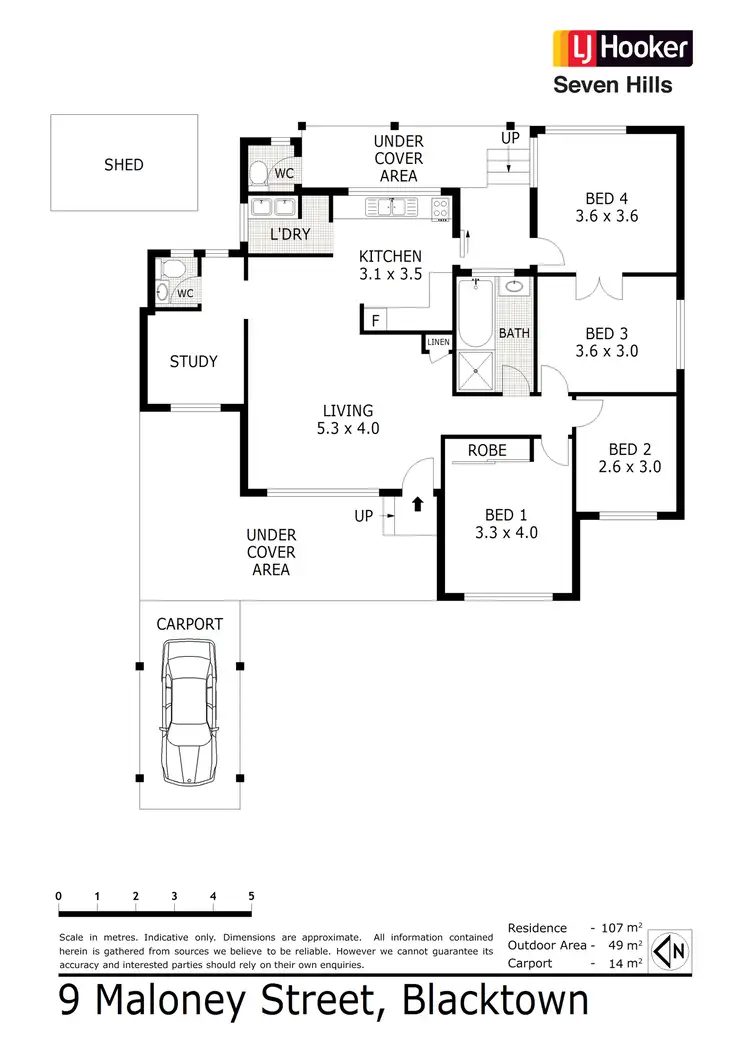 Floorplan of Homely house listing, 9 Maloney Street, Blacktown NSW 2148