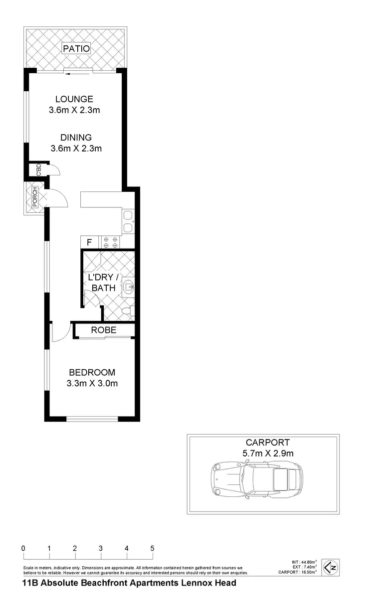 Floorplan of Homely unit listing, 11B/77-81 Ballina Street, Lennox Head NSW 2478