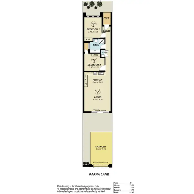Floorplan of Homely house listing, 9 Parna Lane, Northgate SA 5085