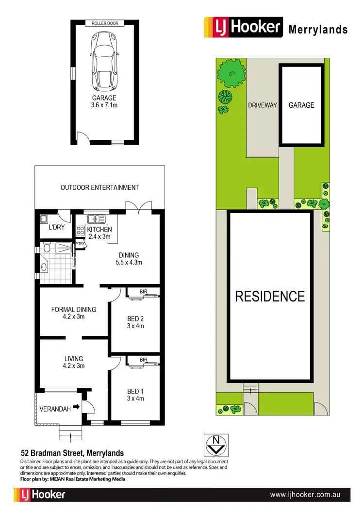 Floorplan of Homely house listing, 52 Bradman St, Merrylands NSW 2160