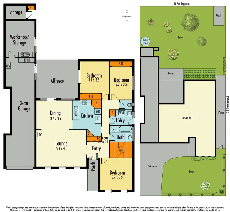 Floorplan of Homely house listing, 40 De Villiers Drive, Dandenong VIC 3175