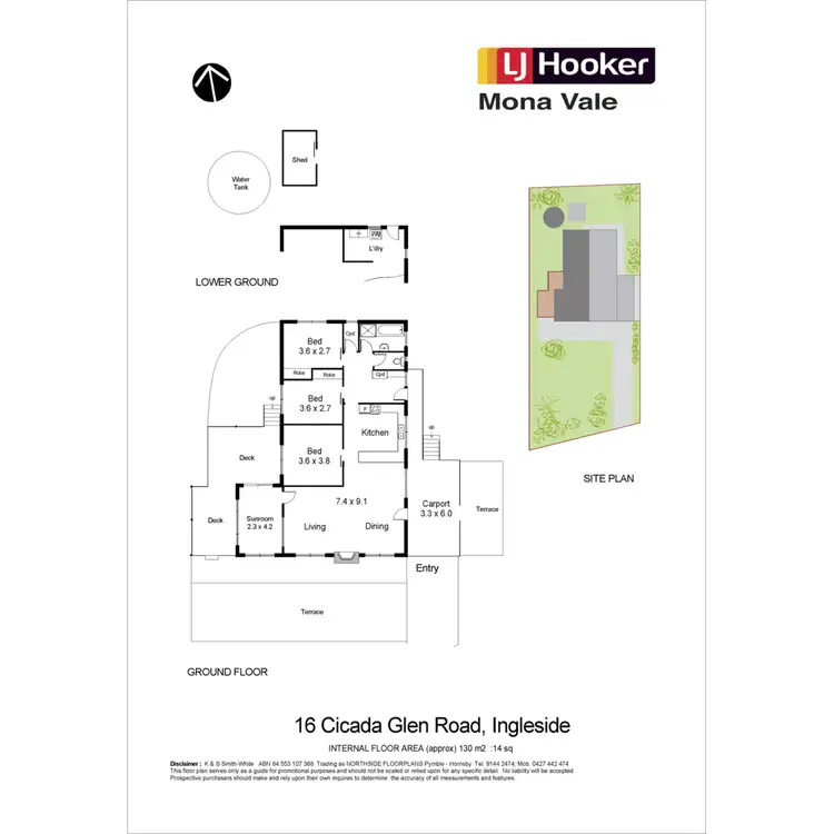 Floorplan of Homely house listing, 16 Cicada Glen Road, Ingleside NSW 2101