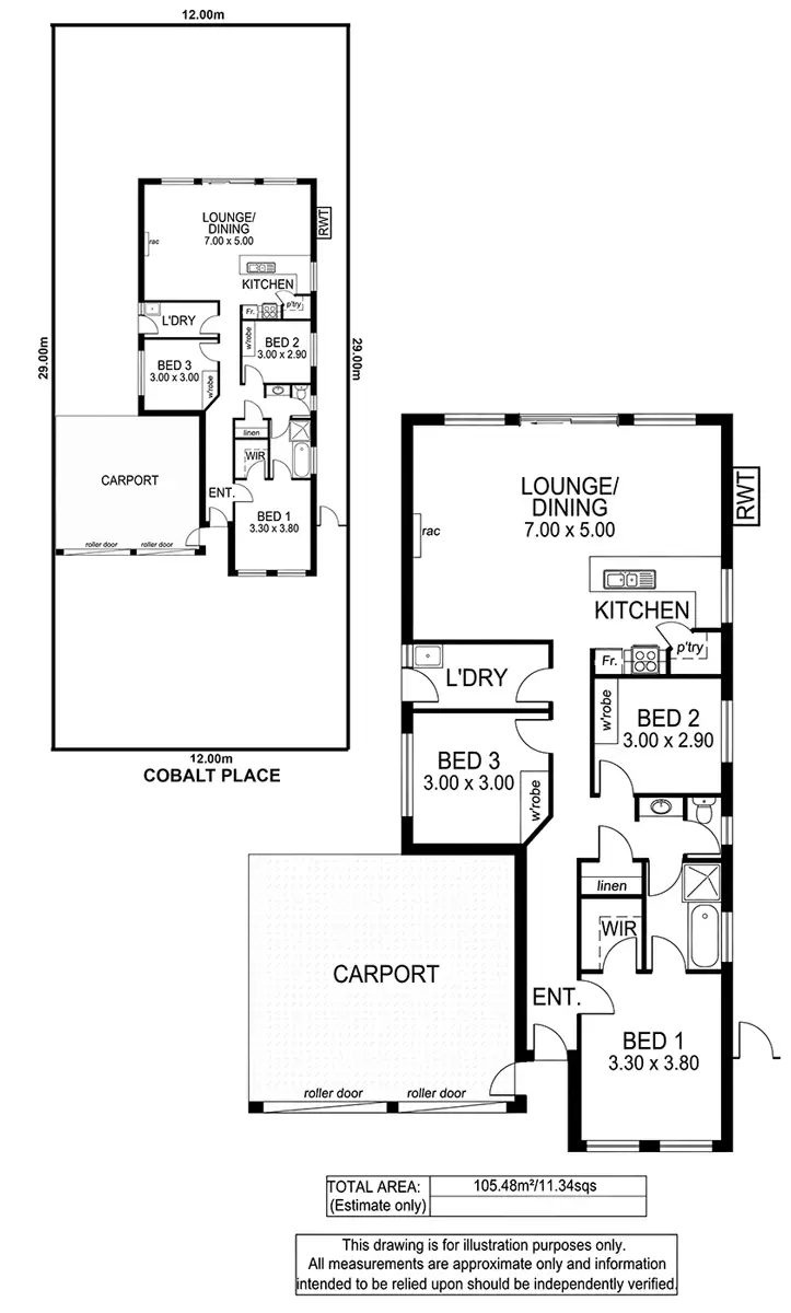 Floorplan of Homely house listing, 8 Cobalt Place, Aldinga Beach SA 5173