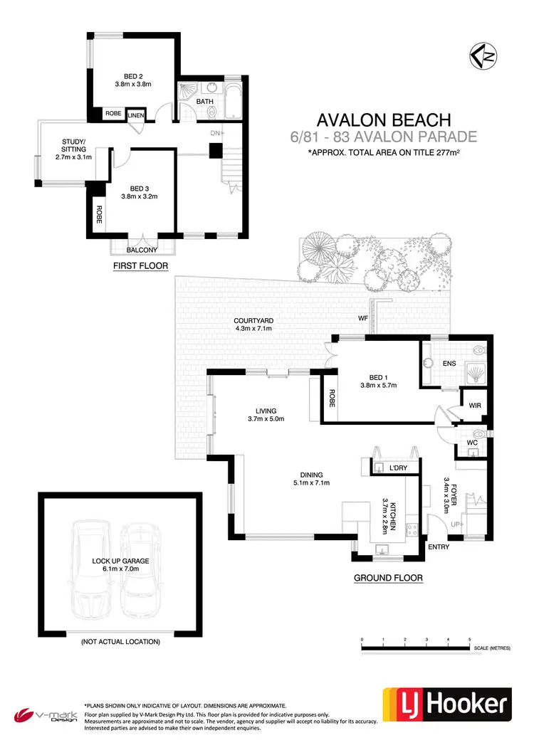 Floorplan of Homely unit listing, 6/81-83 Avalon Parade, Avalon Beach NSW 2107