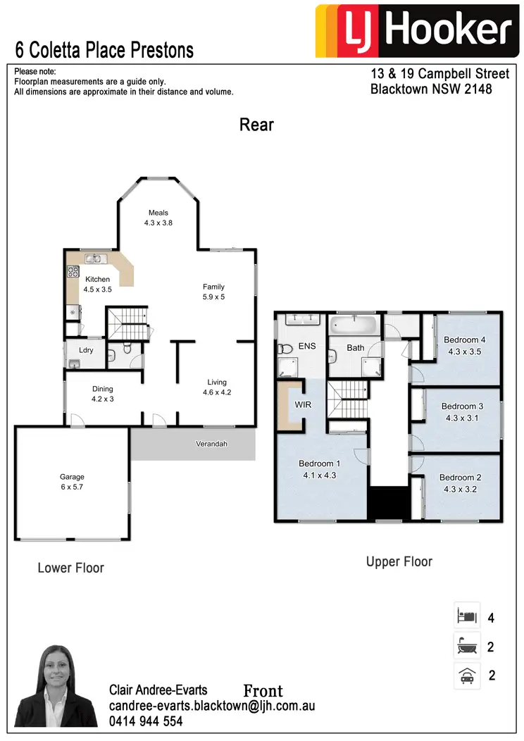 Floorplan of Homely house listing, 6 Coletta Place, Prestons NSW 2170