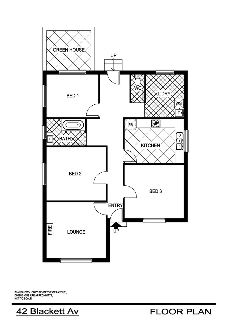 Floorplan of Homely house listing, 42 Blackett Avenue, Young NSW 2594