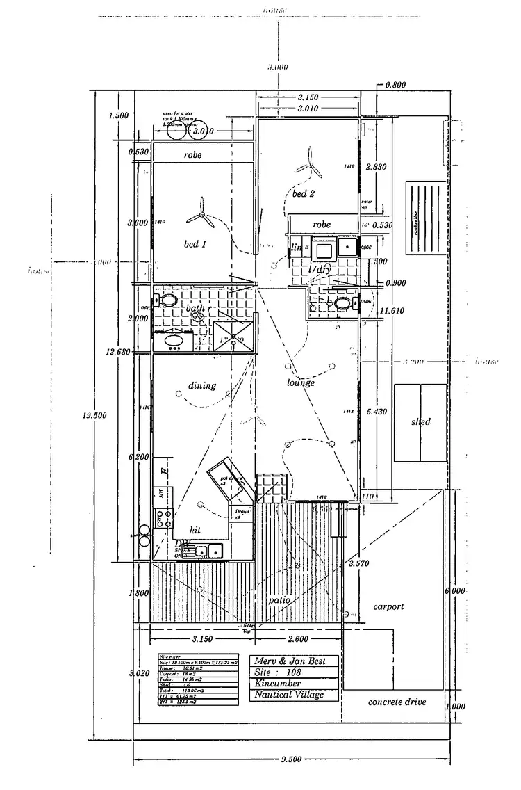 Floorplan of Homely retirement listing, 108 Sirius Drive, Nautical Village, Kincumber NSW 2251
