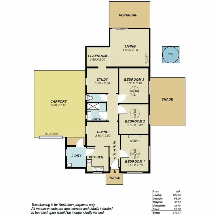 Floorplan of Homely house listing, 16 Blencowe Street, Elizabeth Grove SA 5112