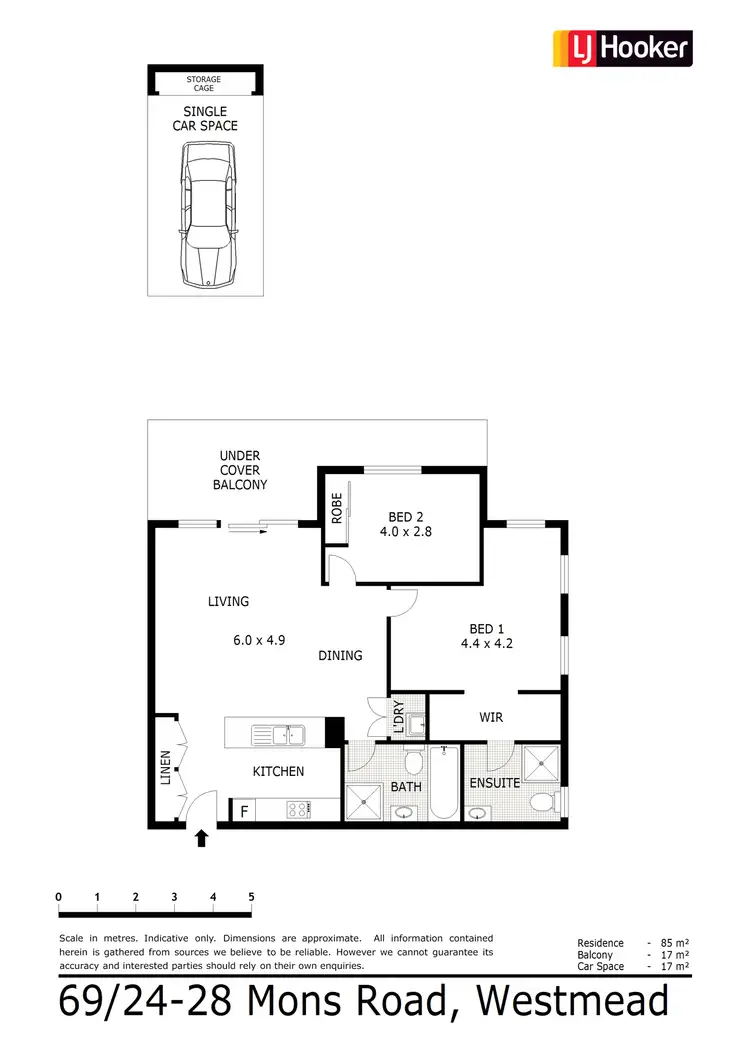 Floorplan of Homely apartment listing, 69/24-28 Mons Road, Westmead NSW 2145