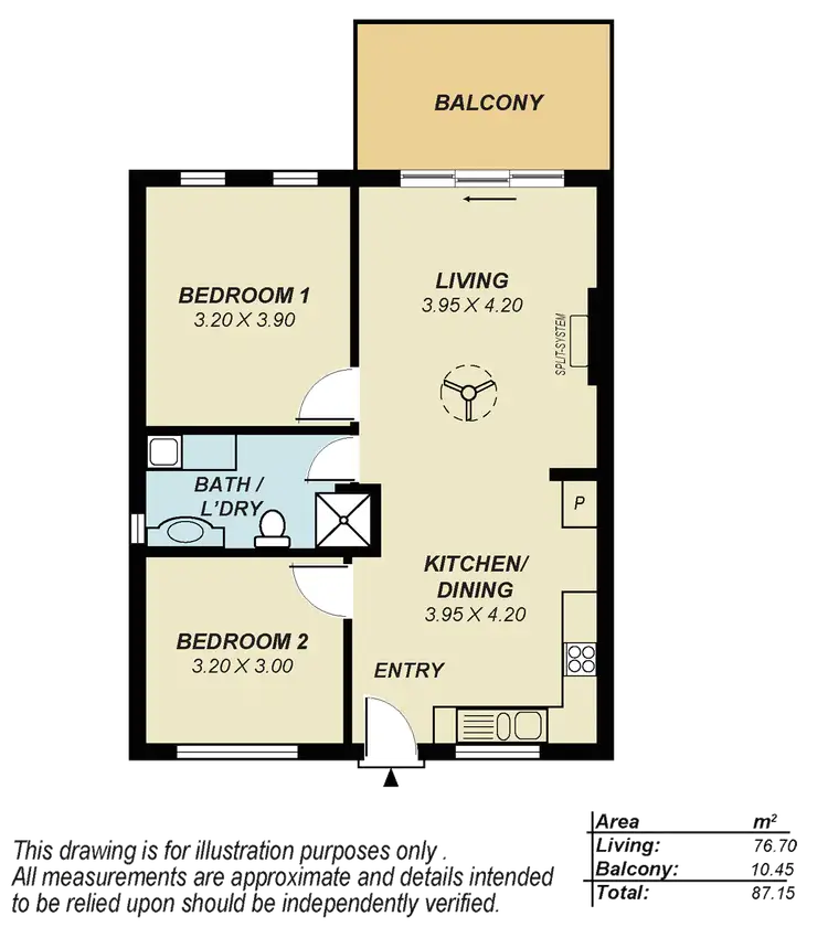 Floorplan of Homely apartment listing, 24/32-36 Riverside Street, Mawson Lakes SA 5095