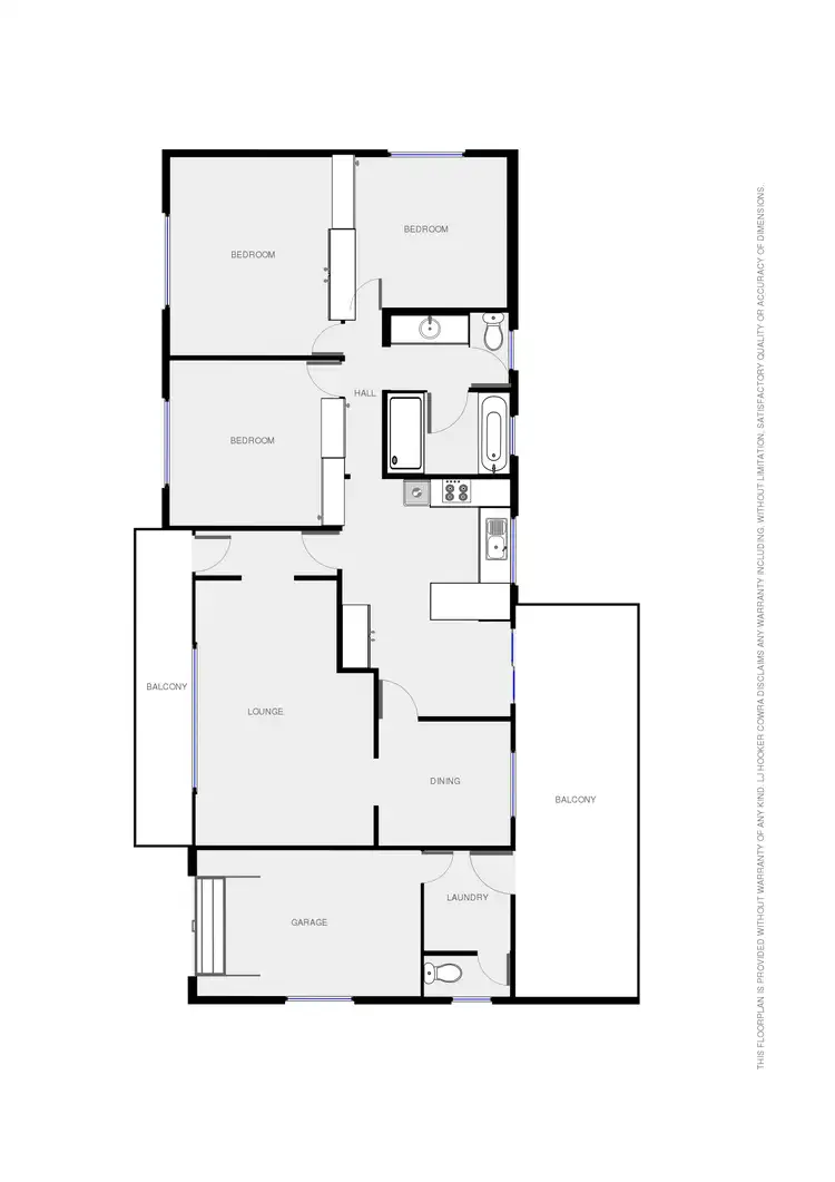 Floorplan of Homely house listing, 6 Hanna Street, Cowra NSW 2794