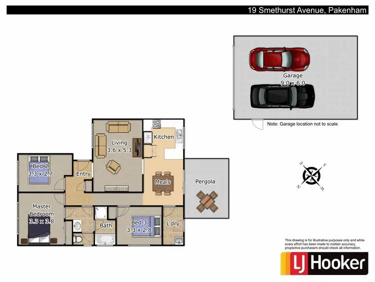 Floorplan of Homely house listing, 19 Smethurst Avenue, Pakenham VIC 3810