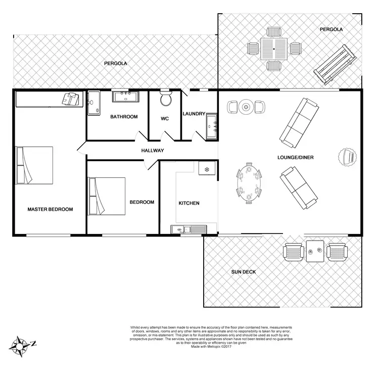 Floorplan of Homely house listing, 5 Smith Street, Port Vincent SA 5581