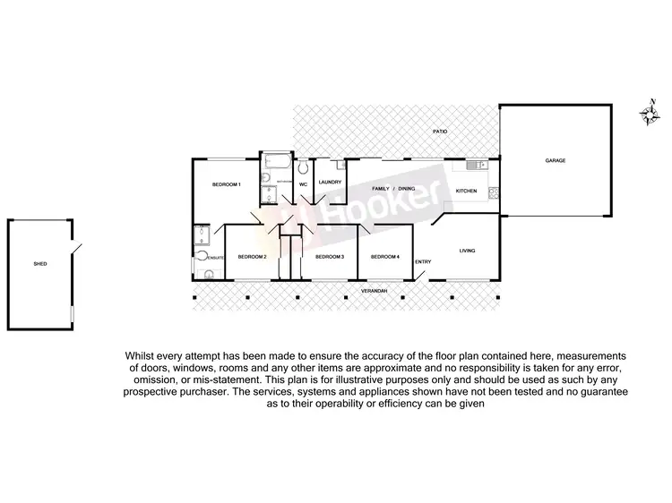 Floorplan of Homely house listing, 13 Green Place, Durack QLD 4077