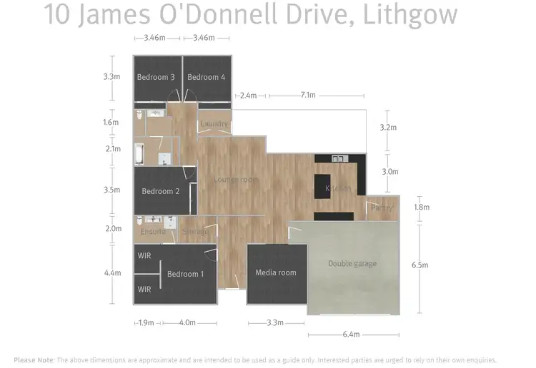 Floorplan of Homely house listing, 10 James O'Donnell Drive, Lithgow NSW 2790