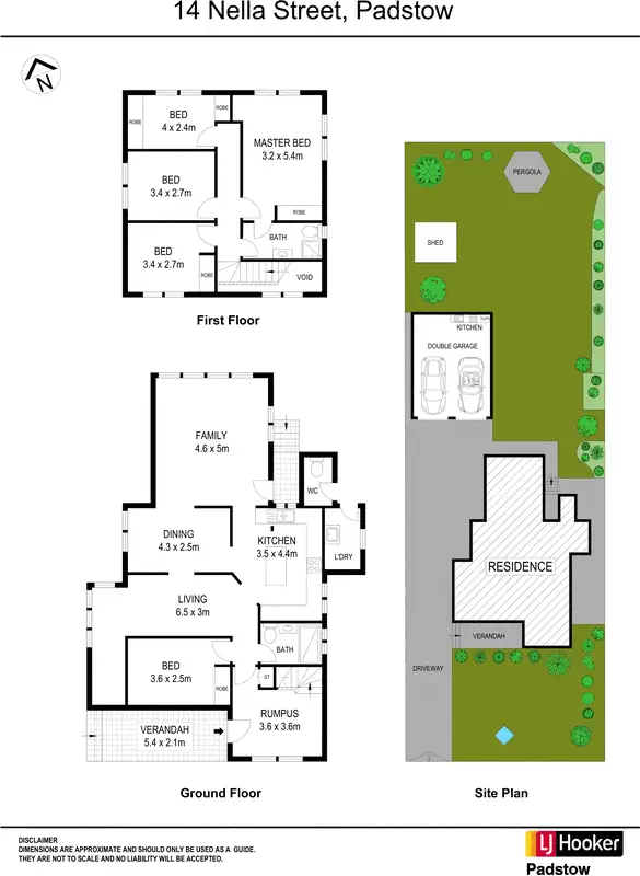 Floorplan of Homely house listing, 14 Nella Street, Padstow NSW 2211