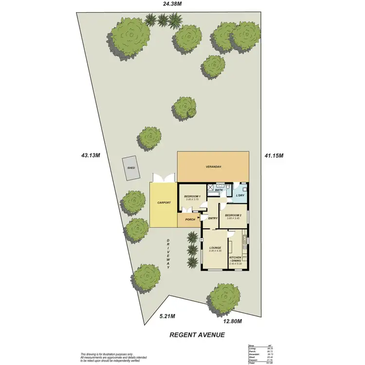 Floorplan of Homely house listing, 9 Regent Avenue, Pooraka SA 5095