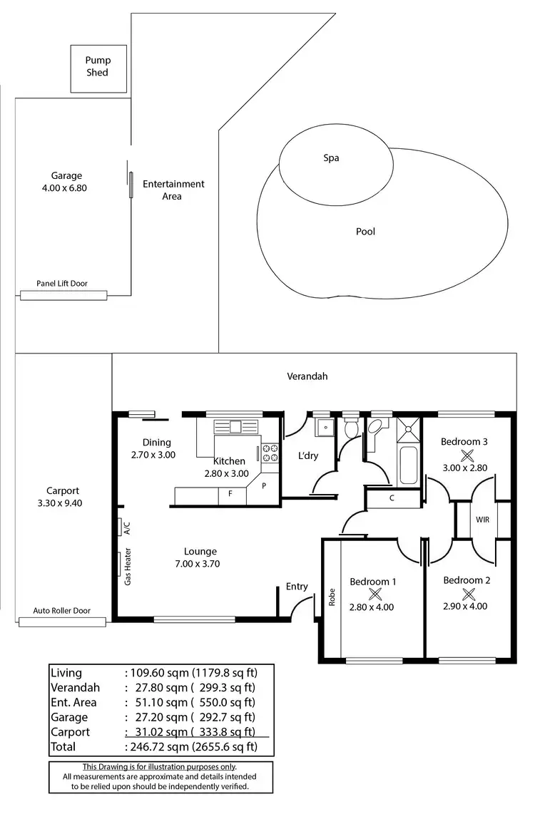 Floorplan of Homely house listing, 13 Buckingham Drive, Salisbury East SA 5109