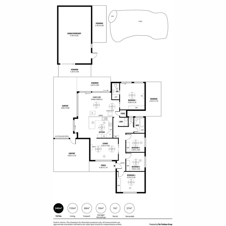 Floorplan of Homely house listing, 15 Greenwillow Avenue, Paradise SA 5075
