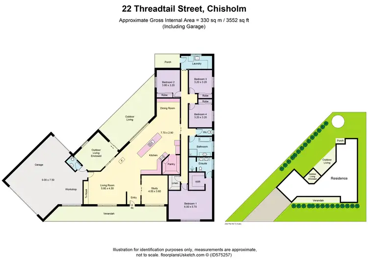 Floorplan of Homely house listing, 22 Threadtail Street, Chisholm NSW 2322