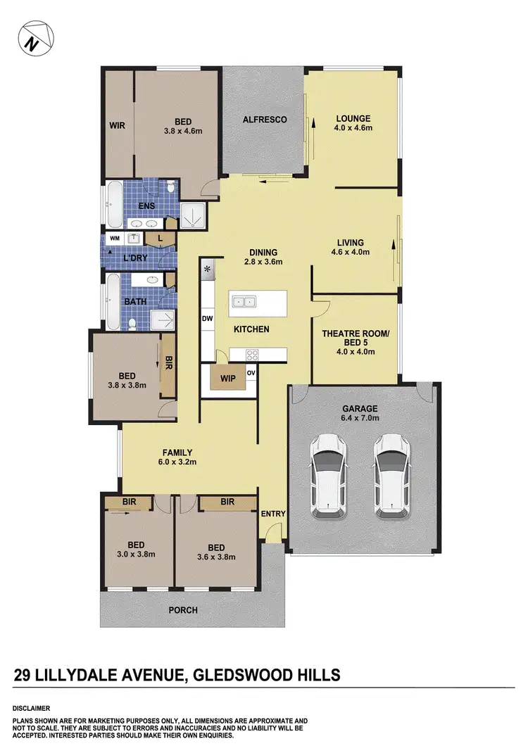 Floorplan of Homely house listing, 29 Lillydale Avenue, Gledswood Hills NSW 2557