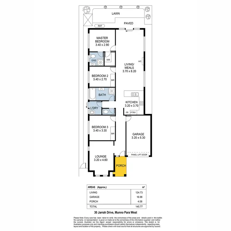 Floorplan of Homely house listing, 30 Jarrah Drive, Munno Para West SA 5115