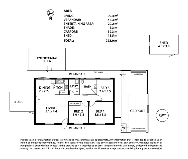 Floorplan of Homely house listing, 1/81 Matthew Smillie Drive, Nairne SA 5252