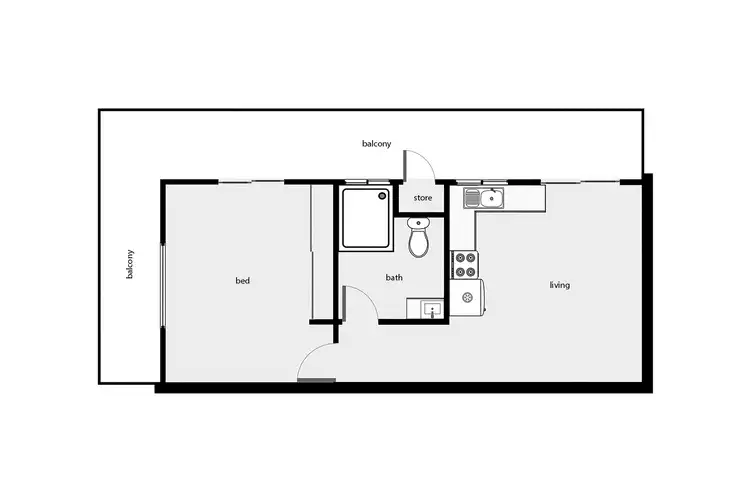Floorplan of Homely unit listing, 9/248 Sheridan Street, Cairns North QLD 4870