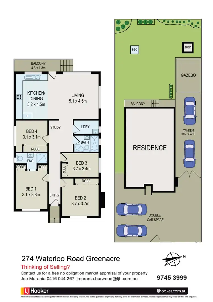 Floorplan of Homely house listing, 274 Waterloo Road, Greenacre NSW 2190